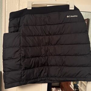 Columbia Black Quilted Skirt